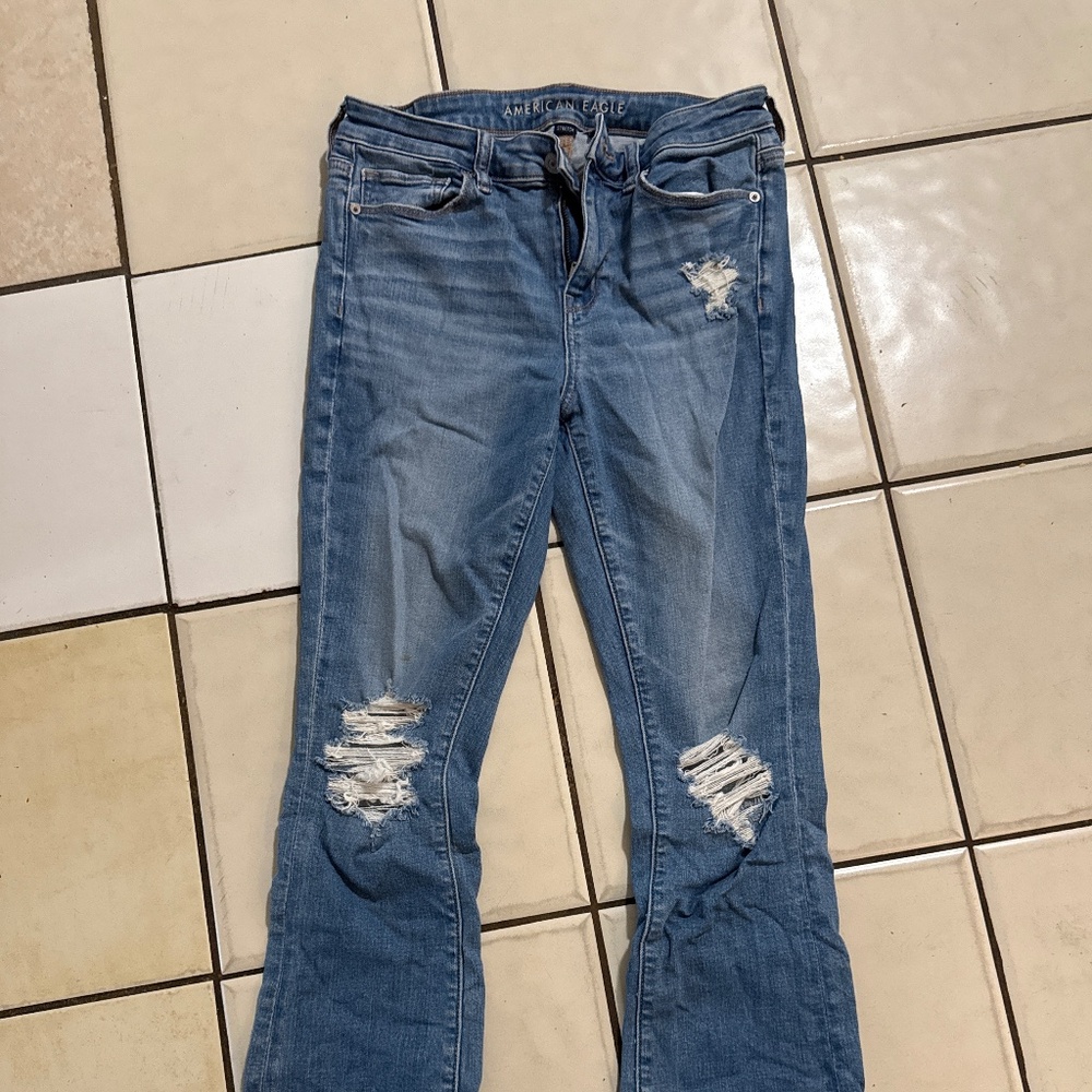 Women’s /  American Eagle /  High-Rise Skinny Kick / Size 10 Jeans